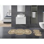 Mijölnir Juego de alfombrillas de baño Crema (2 piezas)